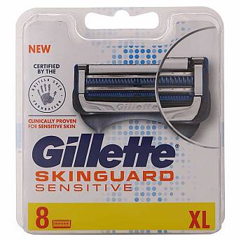 ג'ילט סקין גארד סכיני גילוח 8 סכינים - מבית Gillette