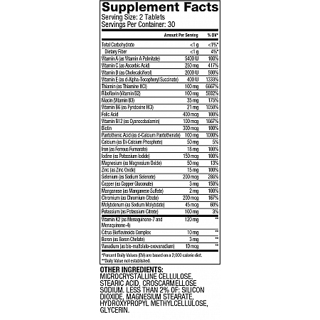מחיר דיימטייז קומפלטה מולטי ויטמין 60 טבליות - מבית Dymatize Nutrition