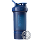 מחיר שייקר חכם מקצועי אוקיינוס באיכות גבוהה אחסנה לאבקה וכדורים עם קפיץ 650 מל - Blender Bottle