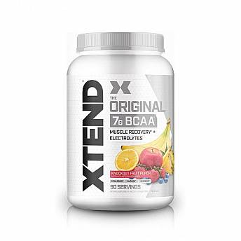 חומצות אמינו BCAA אקסטנד XTEND משקל 1220 גרם טעם פונץ' פירות - 90 מנות הגשה - מבית SCIVATION