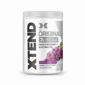 חומצות אמינו BCAA אקסטנד XTEND משקל 405 גרם טעם ענבים - 30 מנות הגשה - מבית SCIVATION