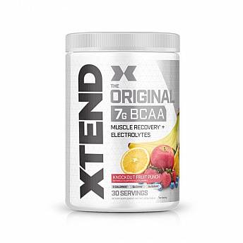 חומצות אמינו BCAA אקסטנד XTEND משקל 405 גרם טעם פונץ' פירות - 30 מנות הגשה - מבית SCIVATION