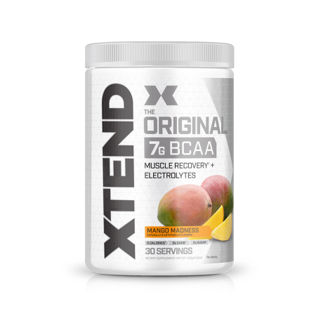 חומצות אמינו BCAA אקסטנד XTEND משקל 420 גרם טעם מנגו - 30 מנות הגשה - מבית SCIVATION