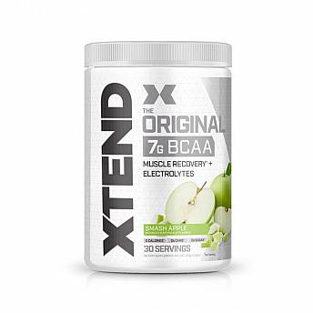 חומצות אמינו BCAA אקסטנד XTEND משקל 420 גרם טעם תפוח ירוק - 30 מנות הגשה - מבית SCIVATION