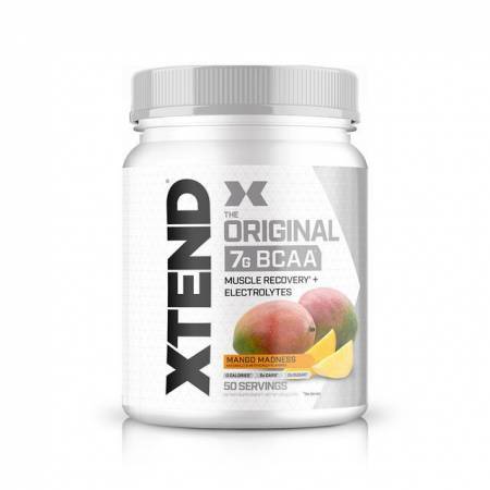 חומצות אמינו BCAA אקסטנד XTEND משקל 700 גרם טעם מנגו - 50 מנות הגשה - מבית SCIVATION