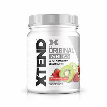 חומצות אמינו BCAA אקסטנד XTEND משקל 700 גרם טעם תות קיווי - 50 מנות הגשה - מבית SCIVATION