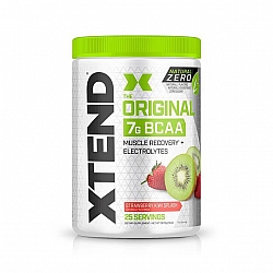 חומצות אמינו BCAA אקסטנד XTEND Natural Zero משקל 367 גרם בטעם תות קיווי - 25 מנות - מבית SCIVATION