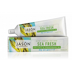 ג'ייסון ג'ל שיניים ניחוח מנטה הים 170 גרם - מבית JASON