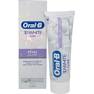אורל בי 3D WHITE משחת שיניים לבן פנינה 75 מ"ל