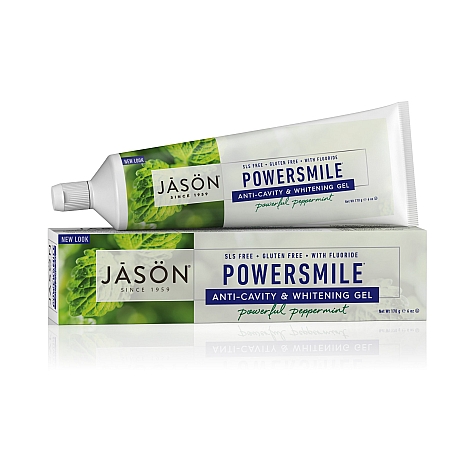 מחיר גייסון גל שיניים מלבינה ומונע חורים בשיניים מנטה חריפה 170 גרם - מבית JASON