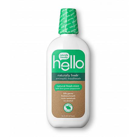 שטיפת פה מחטאים Naturally Fresh מנטה טבעית 473 מ"ל - מבית Hello