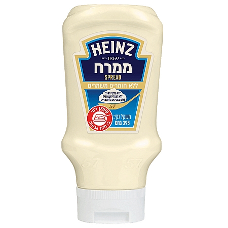 מחיר היינץ ממרח ללא חומרים משמרים 395 גרם - מבית Heinz