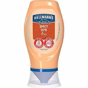 מיונז חריף הלמנ'ס 235 גרם - מבית HELLMANN'S