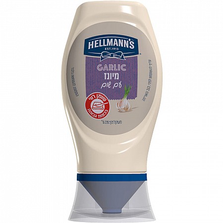 מיונז עם שום הלמנ'ס 395 גרם - מבית HELLMANN'S