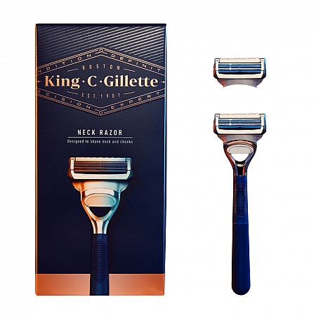 מחיר קינג קמפ גילט מארז  מכשיר לגילוח + מכשיר לעיצוב זקן + טיפוח לזקן - מבית King C Gillette