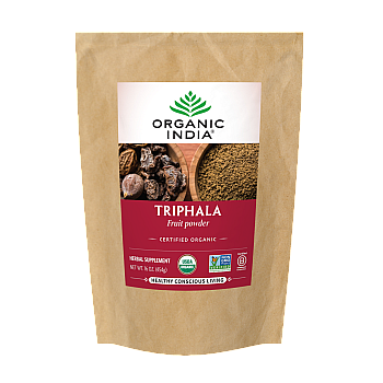 אורגניק אינדיה אבקת פירות טריפלה 454 גרם - מבית Organic India