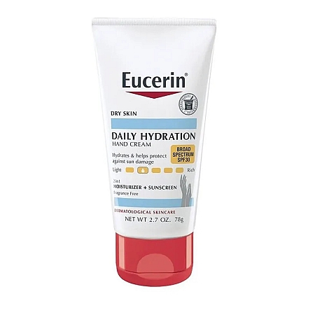 מחיר קרם ידיים יומיומי וקרם הגנה SPF 30 ללא חומרי ריח 78 גרם - מבית Eucerin