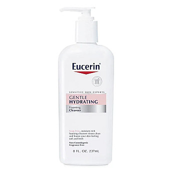 רחצת פנים ותכשירי ניקוי עדין מעניק לחות ללא חומרי ריח 237 מ"ל - מבית Eucerin