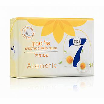 נקה 7 סבון מוצק קמומיל Aromatic מועשר בשמנים ארומטים - 4 סבונים