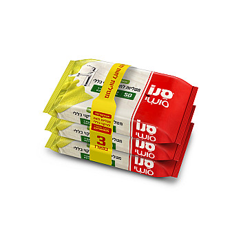 סנו סושי מטליות לחות לניקוי כללי - 150 יחידות