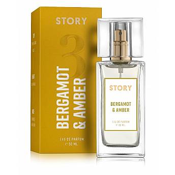 קרליין בושם לאשה STORY Bergamot & Amber מתובל נשי א.ד.פ 50 מ"ל - מבית CARELINE