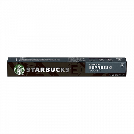 מחיר סטארבקס קפסולות קפה אספרסו חוזק 11 תואמות נספרסו אספרסו - 10 קפסולות - מבית Starbucks