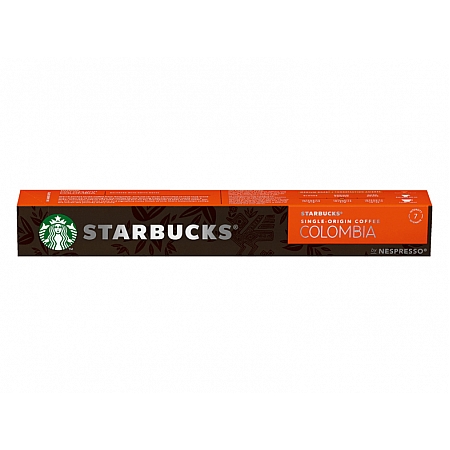 מחיר סטארבקס קפסולות קפה קולומביה חוזק 7 תואמות נספרסו אספרסו - 10 קפסולות - מבית Starbucks