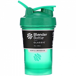 בלנדר בוטל שייקר קלאסי באיכות גבוהה כדורים עם קפיץ - ירוק - 590 מ"ל - Blender Bottle