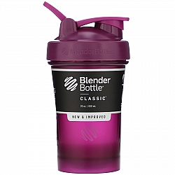 בלנדר בוטל שייקר קלאסי באיכות גבוהה כדורים עם קפיץ - צבע שזיף - 590 מ"ל - Blender Bottle
