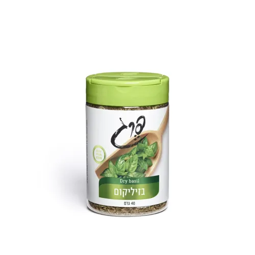 פרג עלי בזיליקום מיובשים 40 גרם