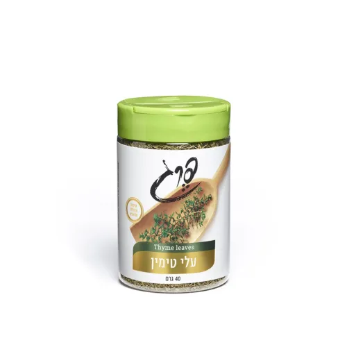 פרג עלי טימין מיובשים 40 גרם
