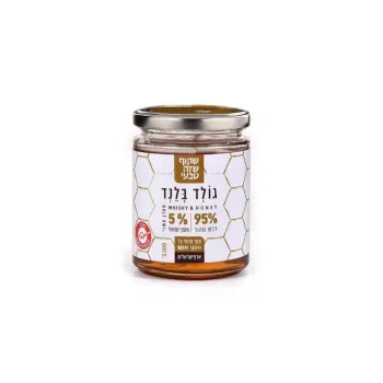 שקוף שזה טבעי גולד בלנד דבש עם וויסקי 300 גרם