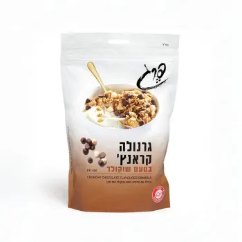 פרג גרנולה קראנצ׳י בטעם שוקולד 400 גרם