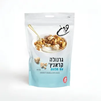 פרג גרנולה קראנצ׳י עם חלבה 400 גרם