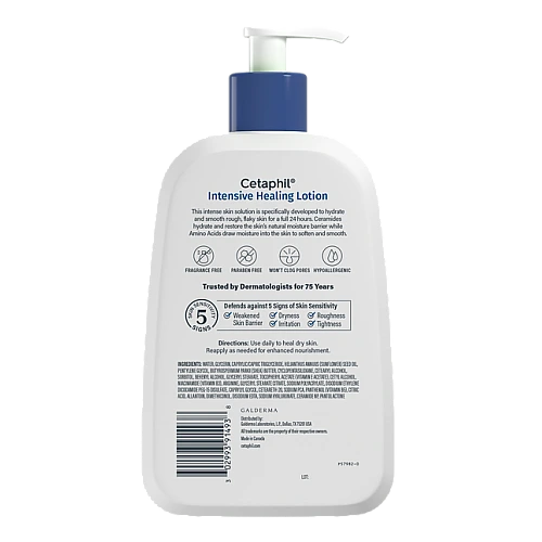 צטאפיל תחליב לחות לגוף לשיקום אינטנסיבי עם סרמידים ללא בישום 473 מ"ל - Cetaphil