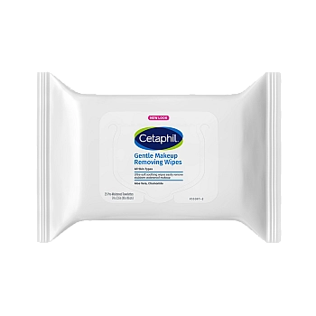 צטאפיל מגבוני לחות להסרת איפור לפנים ולאזור העיניים 25 מגבונים - Cetaphil