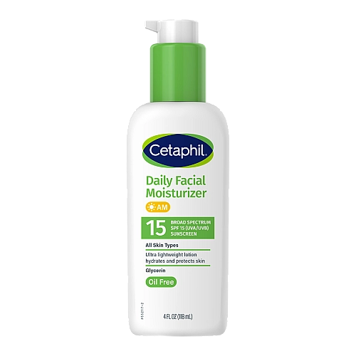 צטאפיל קרם לחות לפנים עם מסנן קרינה SPF 15 ללא בישום 118 מ"ל - Cetaphil