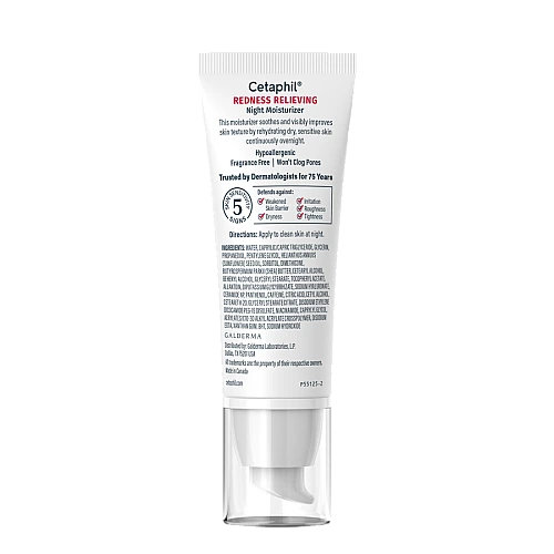 צטאפיל קרם לילה להפחתת אדמומיות והזנה מרגיעה 50 גרם - Cetaphil