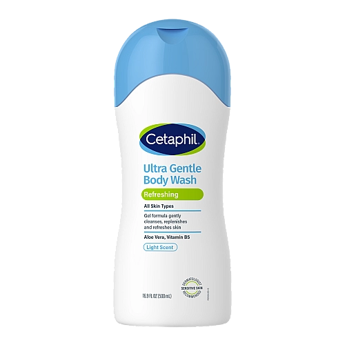 צטאפיל תרחיץ גוף אולטרה עדין ומרענן בניחוח רענן 500 מ"ל - Cetaphil
