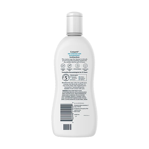 צטאפיל תרחיץ לגוף מרגיע לעור מגורה רסטוראדרם 296 מ"ל - Cetaphil