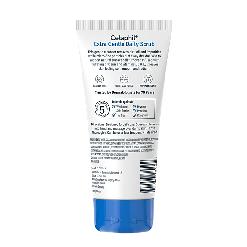 צטאפיל תרחיץ לפנים פילינג עדין במיוחד יומי 178 מ"ל - Cetaphil