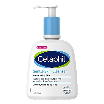 צטאפיל תרחיץ עדין לפנים לעור רגיל עד יבש ללא בישום 237 מ"ל - Cetaphil