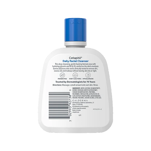 צטאפיל תרחיץ פנים יומי לעור רגיל עד שמן 118 מ"ל - Cetaphil