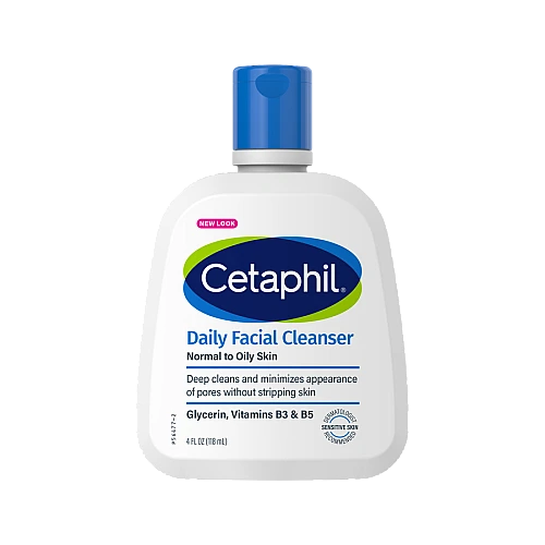 צטאפיל תרחיץ פנים יומי לעור רגיל עד שמן 118 מ"ל - Cetaphil