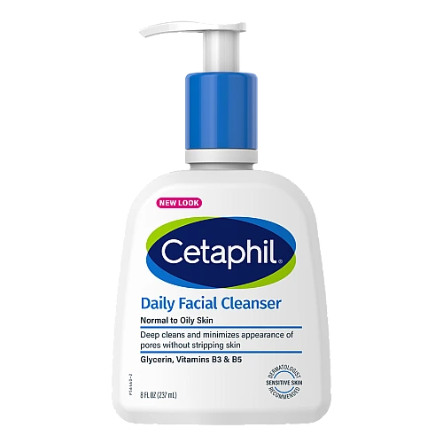 צטאפיל תרחיץ פנים יומי לעור רגיל עד שמן 237 מ"ל - Cetaphil
