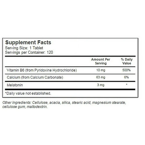 מלטונין 3 מ"ג 120 טבליות - מבית Natrol