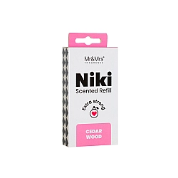 מילוי לכל סוגי NIKI ניקי בניחוח עץ ארז Cedar Wood - מבית Mr & Mrs Fragrance