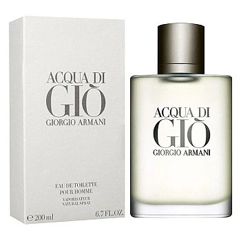 בושם לגבר ג'ורג'ו ארמני אקווה די ג'יו מן Acqua Di Gio א.ד.ט 200 מ"ל - מבית Giorgio Armani