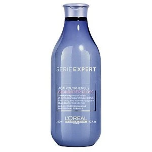 בלונדיפייר גלוס שמפו לשיער בלונדיני SERIE EXPERT BLONDIFIER GLOSS סרי אקספרט 300 מ"ל - מבית לוריאל פרופסיונל