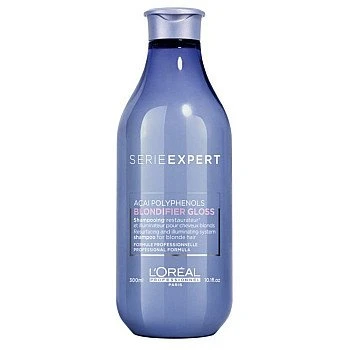 בלונדיפייר גלוס שמפו לשיער בלונדיני SERIE EXPERT BLONDIFIER GLOSS סרי אקספרט 300 מ"ל - מבית לוריאל פרופסיונל